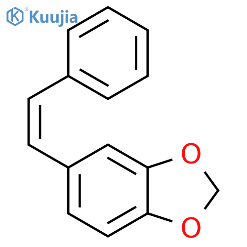 1,3-Benzodioxole, 5-[(1Z)-2-phenylethenyl]- structure