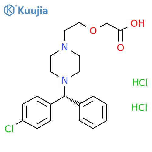 Levocetirizine dihydrochloride structure
