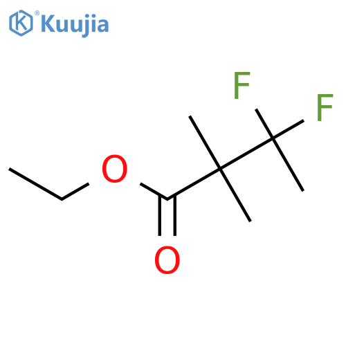 Ethyl 3,3-difluoro-2,2-dimethylbutanoate structure