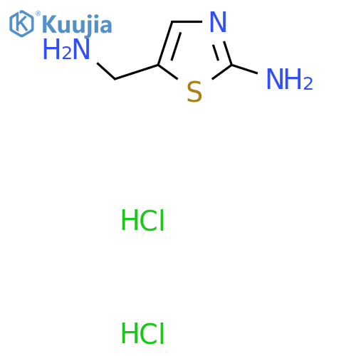 5-(AMINOMETHYL)-1,3-THIAZOL-2-AMINE DIHYDROCHLORIDE structure