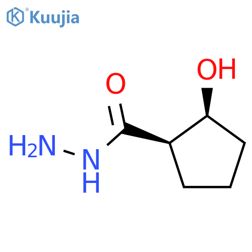 Cyclopentanecarboxylic acid, 2-hydroxy-, hydrazide, cis- (9CI) structure