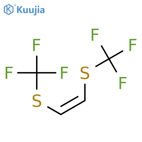 Ethene, 1,2-bis[(trifluoromethyl)thio]-, (Z)- structure