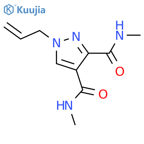 1H-Pyrazole-3,4-dicarboxamide,N3,N4-dimethyl-1-(2-propen-1-yl)- structure