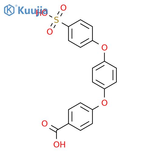 4-[4-(4-Sulfophenoxy)phenoxy]benzoic acid structure