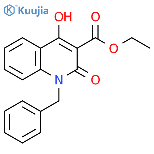 ethyl 1-benzyl-2,4-dioxo-1,2,3,4-tetrahydroquinoline-3-carboxylate structure