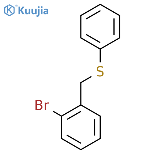 1-bromo-2-(phenylsulfanylmethyl)benzene structure