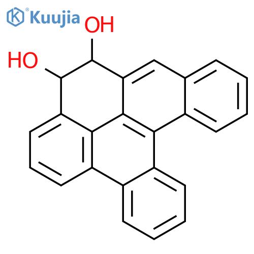 Dibenzo[a,def]triphenylene-8,9-diol,8,9-dihydro- structure