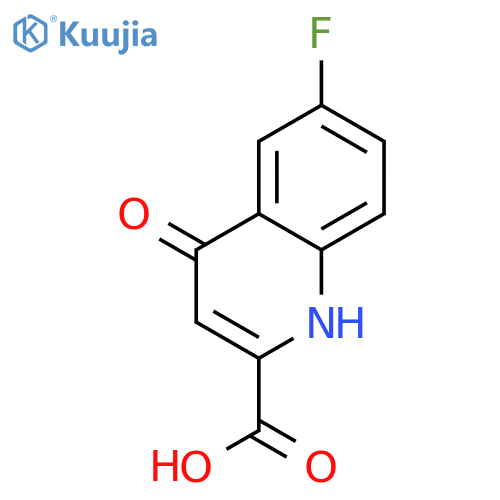 6-Fluoro-4-oxo-1,4-dihydroquinoline-2-carboxylic acid structure