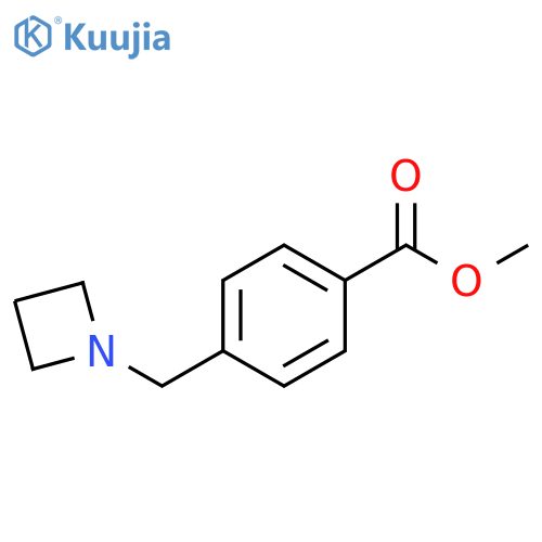 Methyl 4-(azetidin-1-ylmethyl)benzoate structure