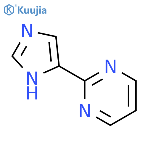 2-(1H-Imidazol-5-yl)pyrimidine structure