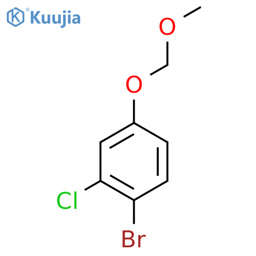 1-Bromo-2-chloro-4-(methoxymethoxy)-benzene structure