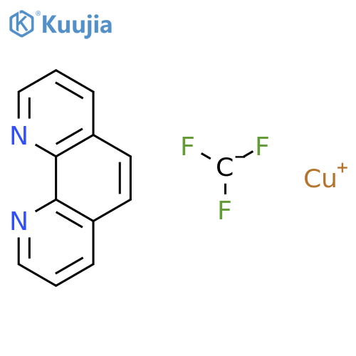 (1,10-Phenanthroline)(trifluoromethyl)copper structure