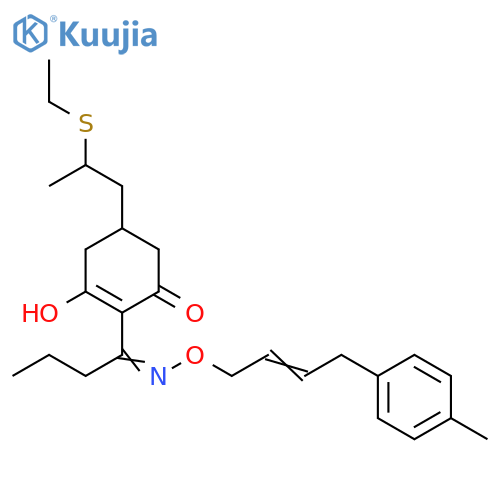 2-Cyclohexen-1-one,5-[2-(ethylthio)propyl]-3-hydroxy-2-[1-[[[4-(4-methylphenyl)-2-butenyl]oxy]imino]butyl]- structure