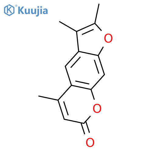 7H-Furo[3,2-g][1]benzopyran-7-one, 2,3,5-trimethyl- structure