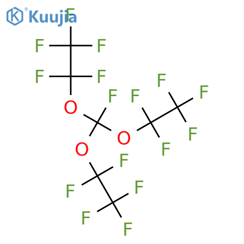 1,1,1,2,2-Pentafluoro-2-{fluoro[bis(pentafluoroethoxy)]methoxy}ethane structure