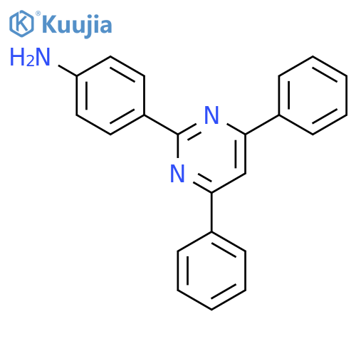 Benzenamine,4-(4,6-diphenyl-2-pyrimidinyl)- structure