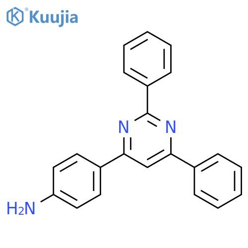 Benzenamine,4-(2,6-diphenyl-4-pyrimidinyl)- structure