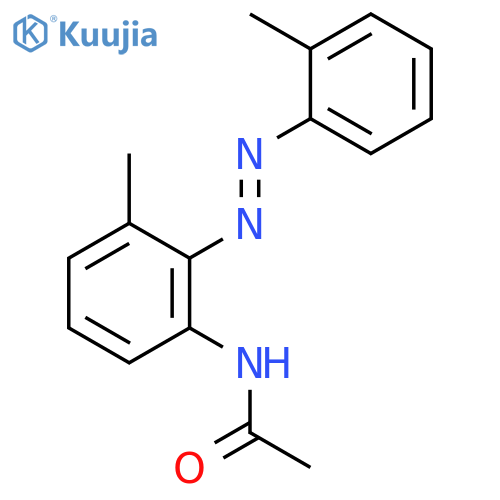 Acetamide, N-[methyl[(methylphenyl)azo]phenyl]- structure