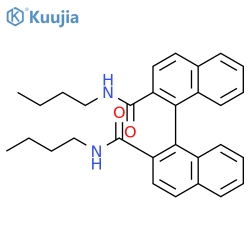 [1,1'-Binaphthalene]-2,2'-dicarboxamide, N,N'-dibutyl- structure