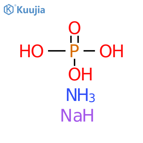 Sodium ammonium hydrogen phosphate structure