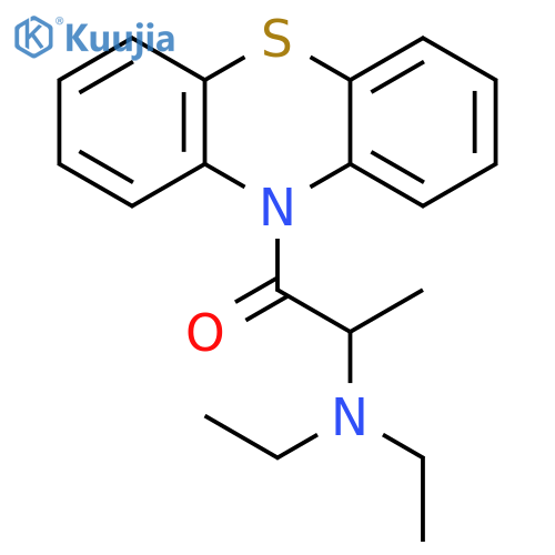 1-Propanone,2-(diethylamino)-1-(10H-phenothiazin-10-yl)- structure
