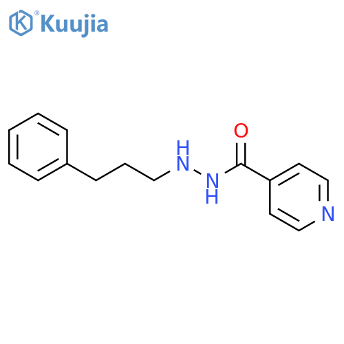 4-Pyridinecarboxylicacid, 2-(3-phenylpropyl)hydrazide structure