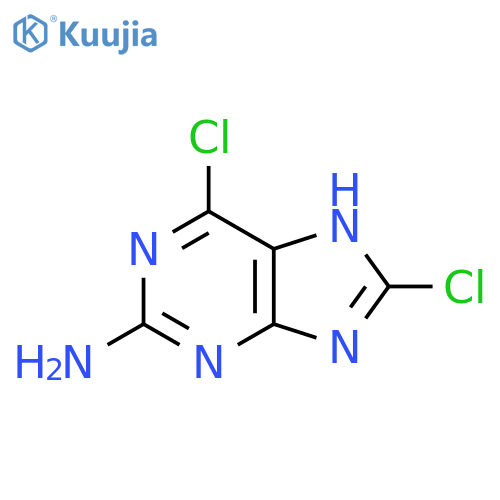 6,8-Dichloro-9H-purin-2-amine structure