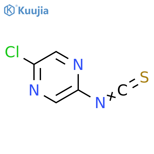 Pyrazine, 2-chloro-5-isothiocyanato- structure