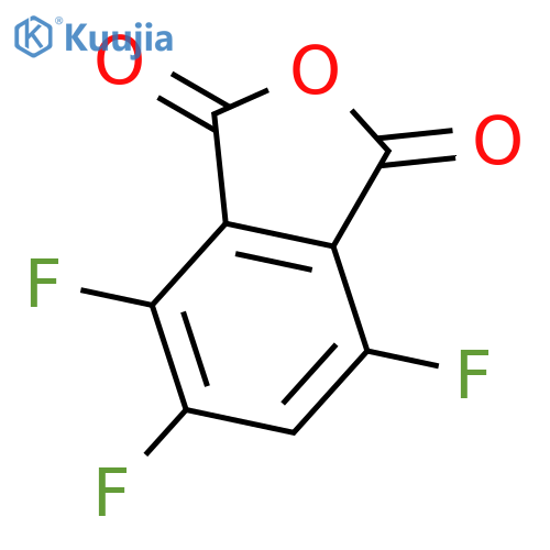 1,3-Isobenzofurandione, 4,5,7-trifluoro- structure