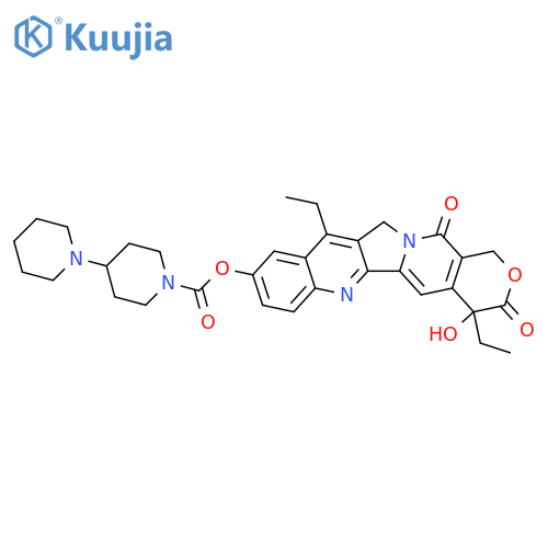 [1,4'-Bipiperidine]-1'-carboxylicacid,4,11-diethyl-3,4,12,14-tetrahydro-4-hydroxy-3,14-dioxo-1H-pyrano[3',4':6,7]indolizino[1,2-b]quinolin-9-ylester structure