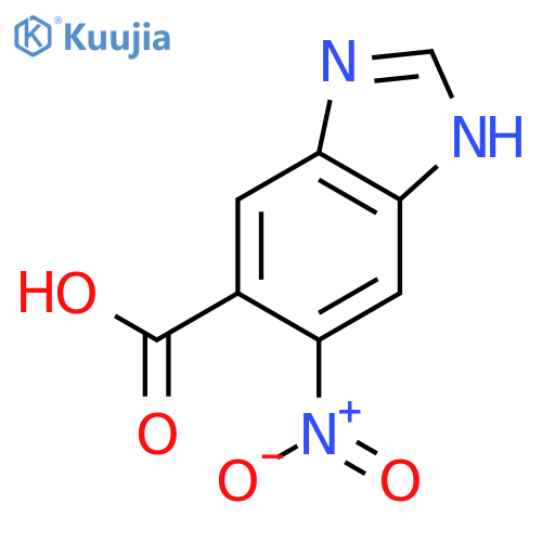 6-nitro-1H-Benzimidazole-5-carboxylic acid structure