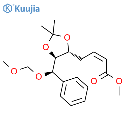 Methyl (2Z)-4-[(4R,5S)-5-[(R)-(methoxymethoxy)phenylmethyl]-2,2-dimethyl-1,3-dioxolan-4-yl]-2-butenoate structure