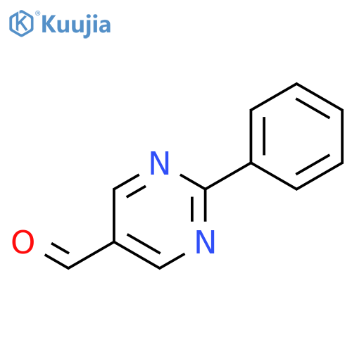 2-phenylpyrimidine-5-carbaldehyde structure