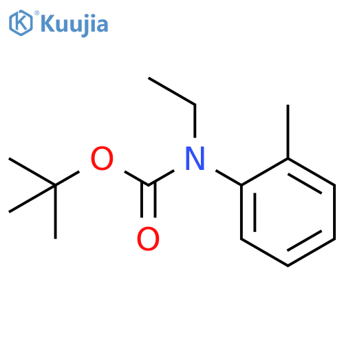 1,1-Dimethylethyl N-ethyl-N-(2-methylphenyl)carbamate structure