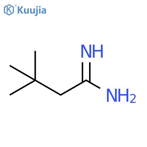 3,3-dimethylbutanimidamide structure