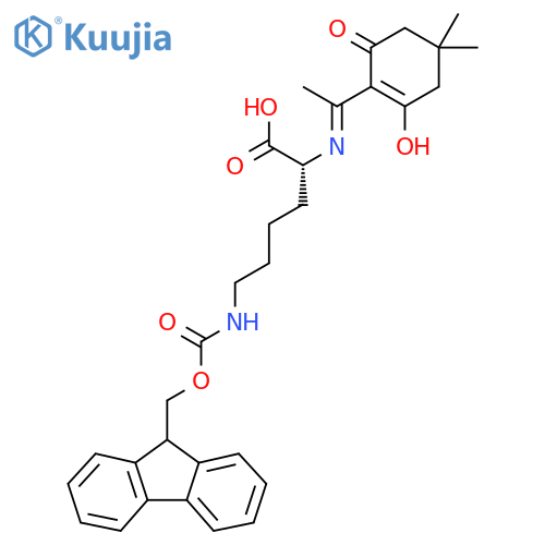 Dde-D-Lys(Fmoc)-OH structure