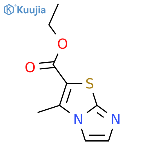 Ethyl 3-methylimidazo[2,1-b]thiazole-2-carboxylate structure