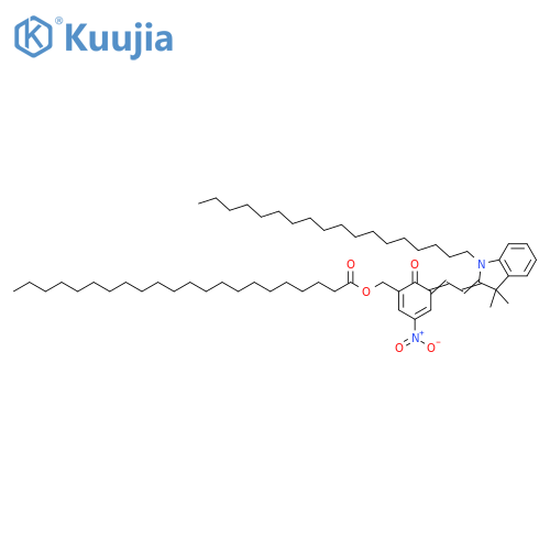 Docosanoic acid,[5-[(1,3-dihydro-3,3-dimethyl-1-octadecyl-2H-indol-2-ylidene)ethylidene]-3-nitro-5-oxo-1,3-cyclohexadien-1-yl]methyl ester structure