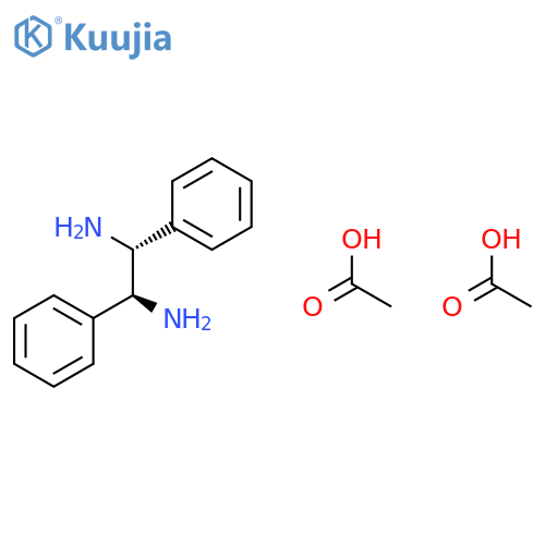 1,2-Ethanediamine, 1,2-diphenyl-, (R*,S*)-, diacetate structure