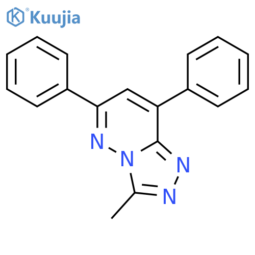 1,2,4-Triazolo[4,3-b]pyridazine,3-methyl-6,8-diphenyl- structure