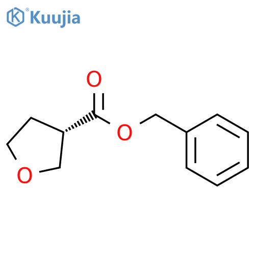 benzyl (3S)-oxolane-3-carboxylate structure