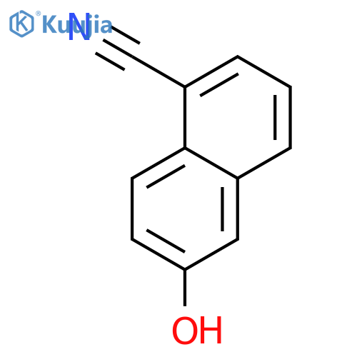 6-hydroxynaphthalene-1-carbonitrile structure
