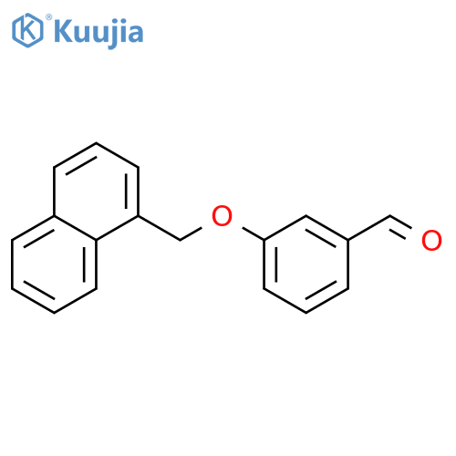 3-(Naphthalen-1-ylmethoxy)benzaldehyde structure