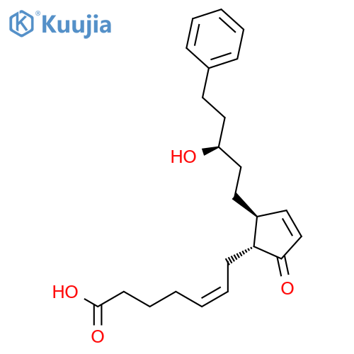 5-Heptenoic acid,7-[2-(3-hydroxy-5-phenylpentyl)-5-oxo-3-cyclopenten-1-yl]-, [1R-[1a(Z),2b(R*)]]- (9CI) structure