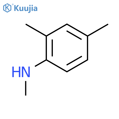 N,2,4-Trimethylaniline structure