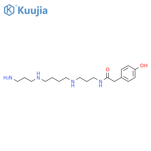 N-(4-Hydroxyphenylacetyl)-spermine structure