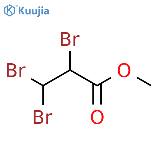 Propanoic acid, 2,3,3-tribromo-, methyl ester structure