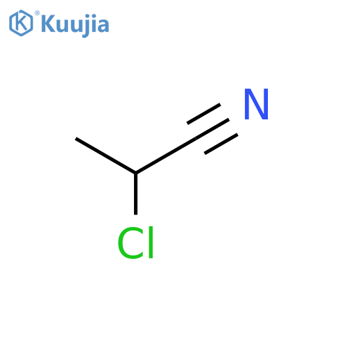 Propanenitrile, 2-chloro-, (±)- structure