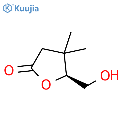 2(3H)-Furanone, dihydro-5-(hydroxymethyl)-4,4-dimethyl-, (5S)- structure