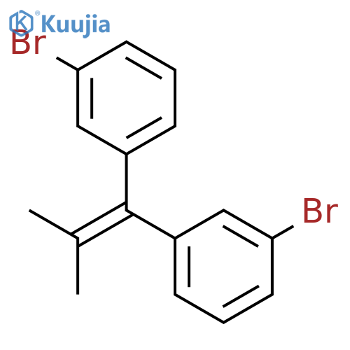 Benzene, 1,1'-(2-methyl-1-propenylidene)bis[3-bromo- structure